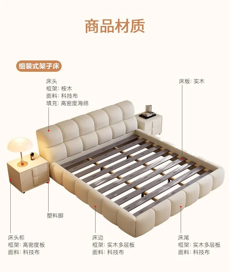 180x200cmbedroom furniture set bedframes queen size king size bed frames fullbed bases Headboard tatami princess bed home
