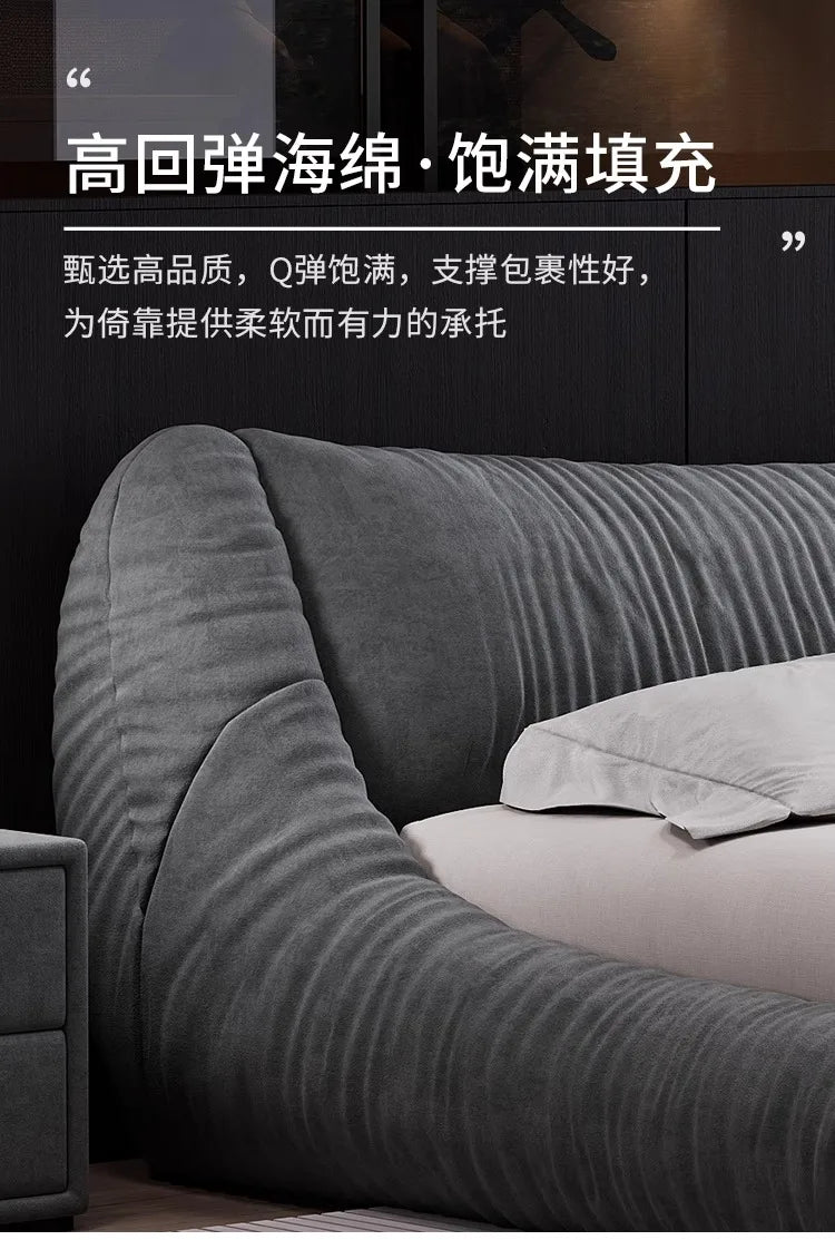 180x200cm single bed sex bed room furniture queen  frames with headboard Bed table luxury king size kids beds Nordic Modern