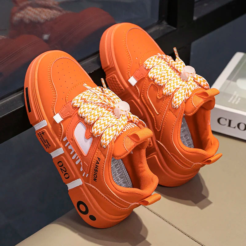 New family shoes Children's shoes Small white shoes Student shoes Children's shoes sports shoes boys casual board shoes