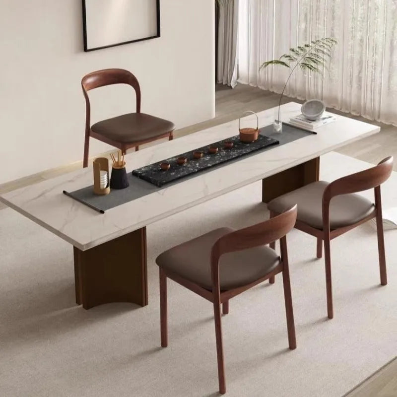 Italian Minimalist Solid Wood Dining Chair, Home Antique Style Backrest Chair, High-end Designer, Hotel Dining Study Chair