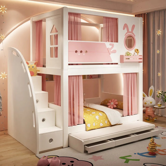 Girl Boy Princess Bed Castle Tree House High Low Mother Bed