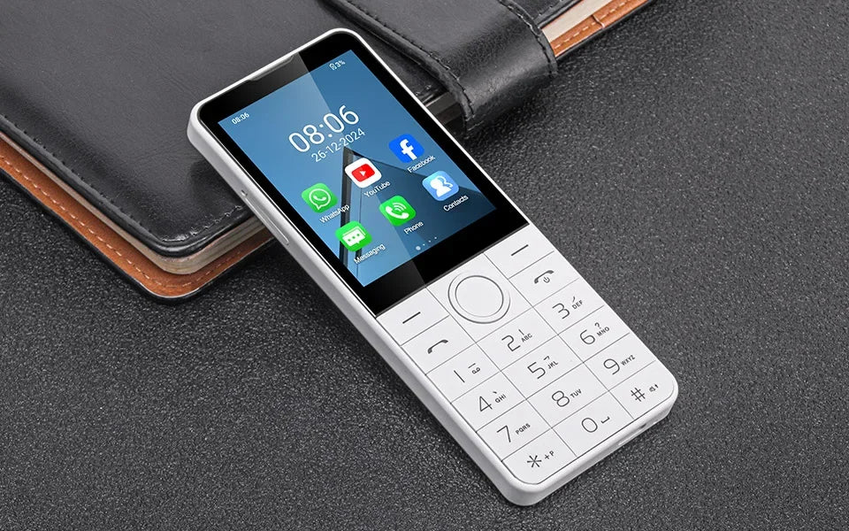 UNIWA DOOV R77 4G Mobile Phone Smart Touch Screen Android 13 Keypad Phones 2.8" 3GB +32GB 2100mAh Phone Whatsapp Hebrew Keyboard