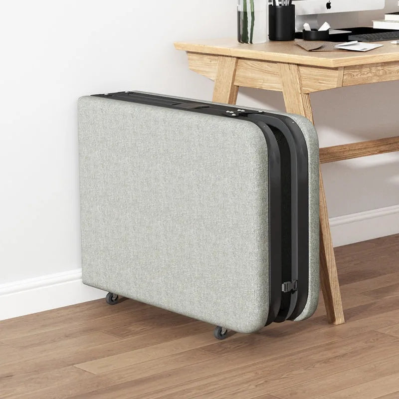 Super thick folding single bed home office artifact portable foldable escort recliner folding single lunch break bed