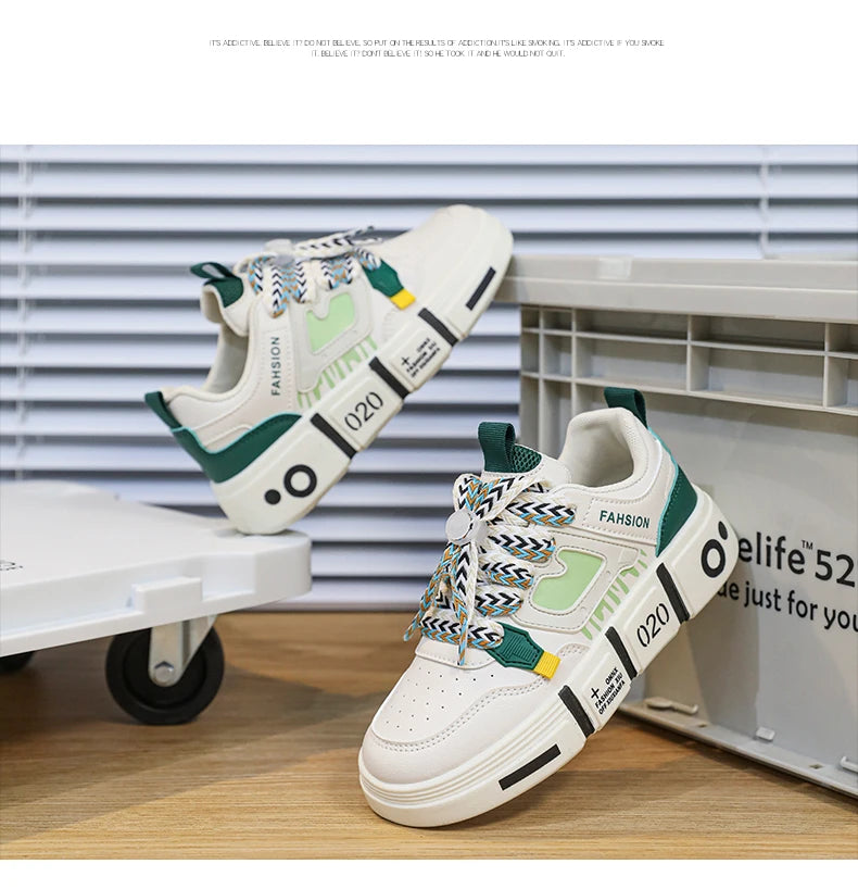 New family shoes Children's shoes Small white shoes Student shoes Children's shoes sports shoes boys casual board shoes