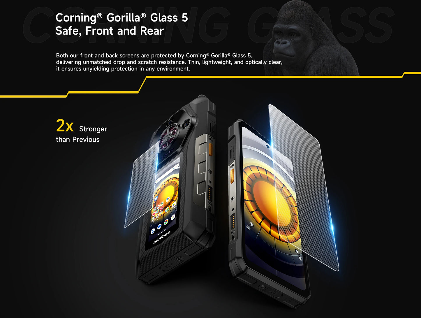 Ulefone Armor 30 Pro 5G Rugged Phone Android 14 Smartphone 6.95" 120Hz 32GB+512GB 12800mAh Night Camera 64MP NFC