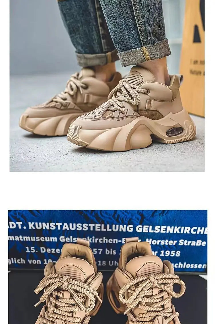 Casual Sneakers Designer Style Men Shoes Comfortable Men's  Platform Sneakers Fashion Casual Shoes Sports Trainers Tenis