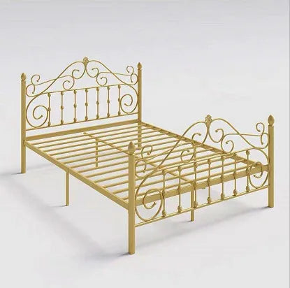 Wrought iron bed bedroom Nordic simple apartment home modern bed and breakfast
