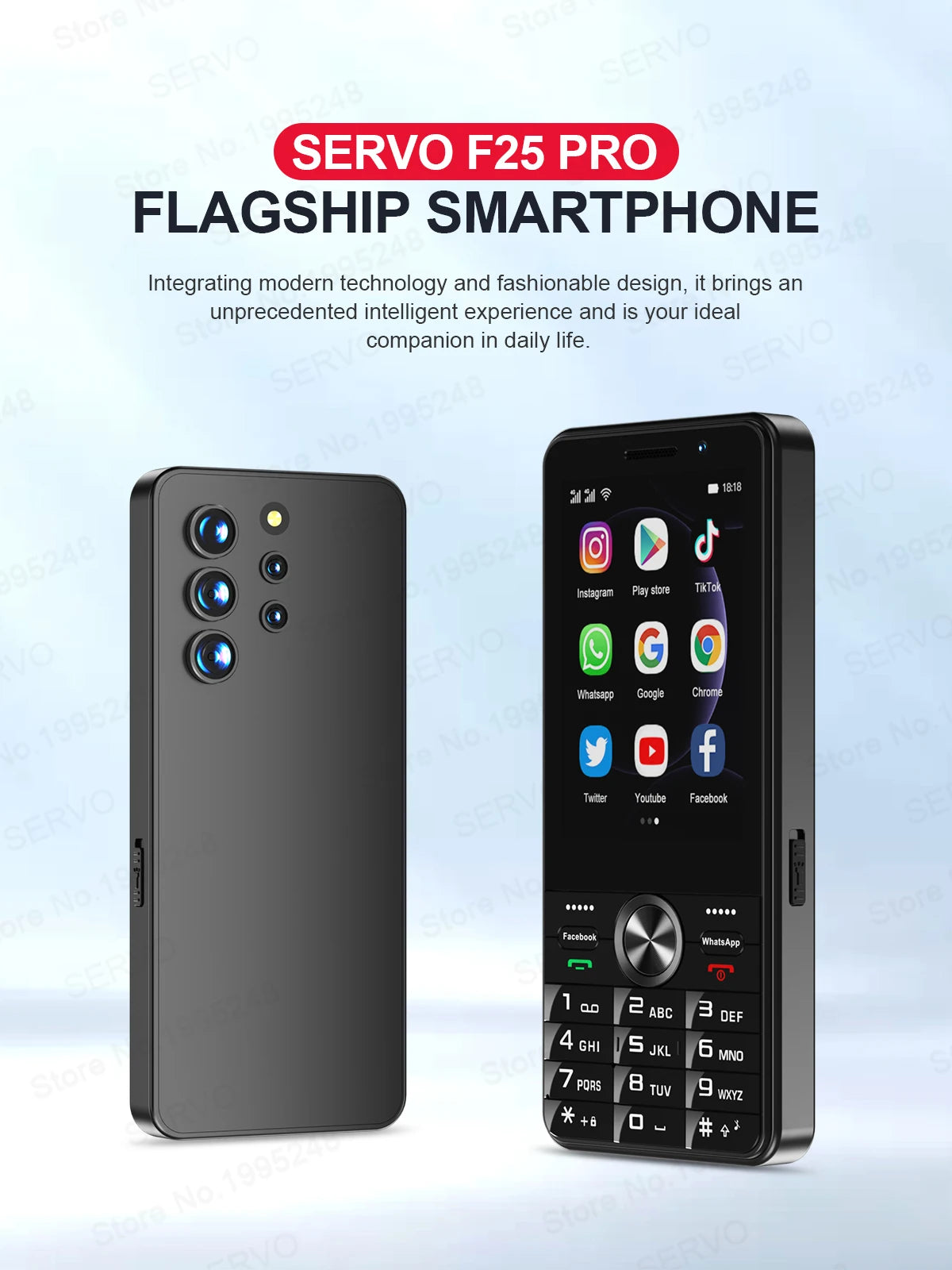 SERVO F25 PRO 4G Smartphone Android 8.1 OS 2+16GB ROM Camera 2500mAh Dual SIM Standby Button Smart Cellphones Google Play Store