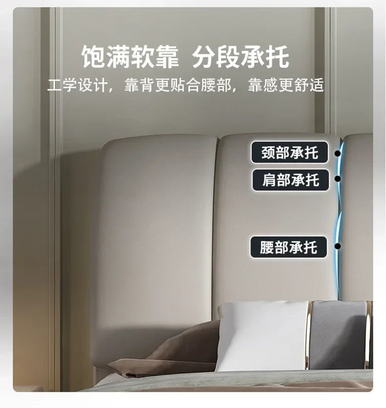 Luxury Nordic Double Bed Organiser Drawers Multifunctional Bedroom Bed Queen Size Cama Elastica Pula Pula Home Furniture