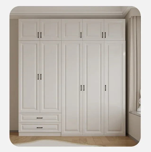 European Murphy Bed With Closet Organizer Drawers Full Size Bed Space-Saving Sleeping Salon Letto Matrimoniale Unique Furniture