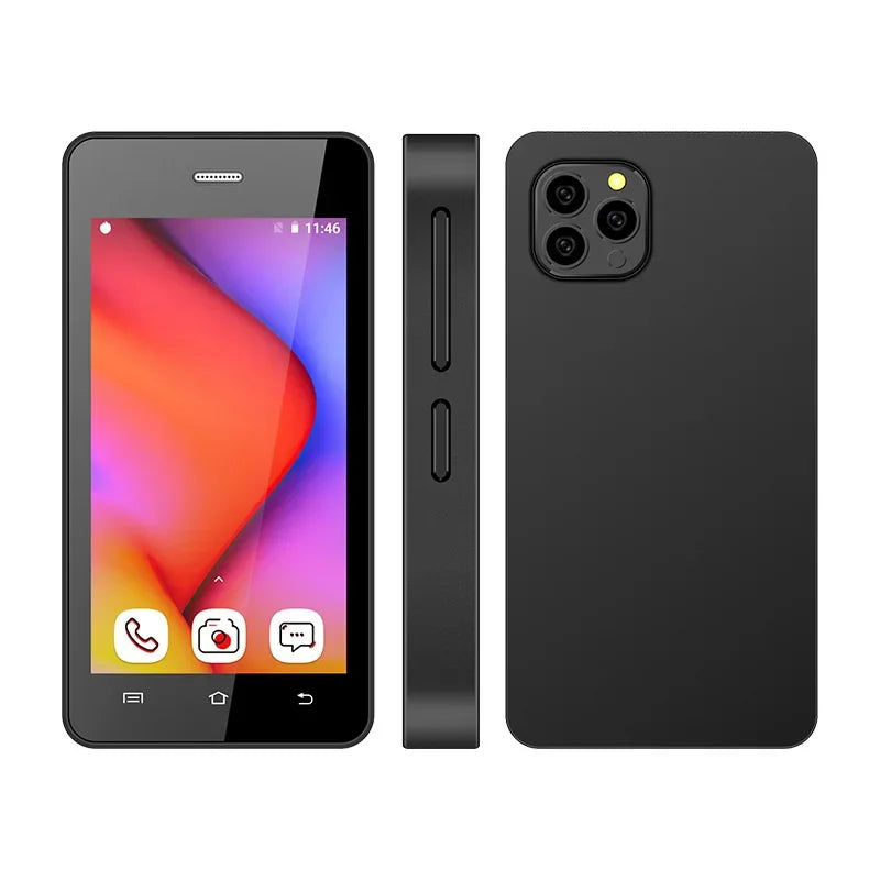 Melrose S9 Pro Mini Phones 3.0''  2GB+16GB Ultra Slim Quad CoreMobile Phone 5MP 1000mAh 3G Compact Mini Smartphone Android