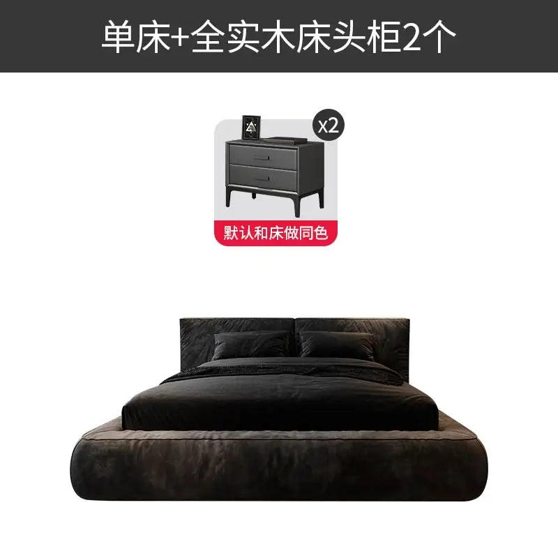 Modern Unique Beds Under Storage Nightstands Queen Size Bed Frames Headboard Luxury Camarotes Para Dormitorio Home Furniture