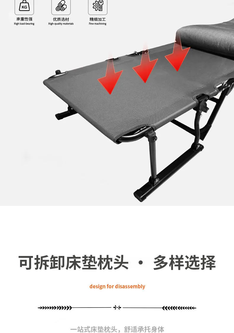 Recliner folding lunch break bed dual-purpose lazy home leisure office nap sofa sofa bed multi-functional adjustment