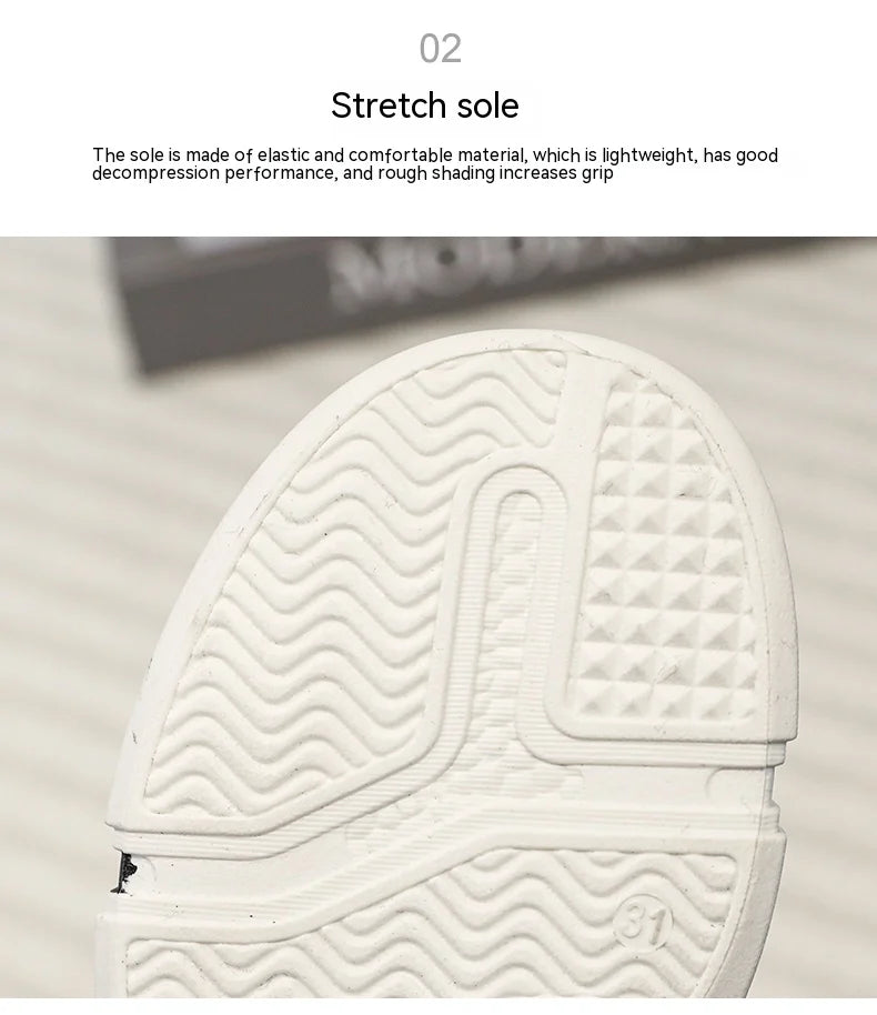 New family shoes Children's shoes Small white shoes Student shoes Children's shoes sports shoes boys casual board shoes