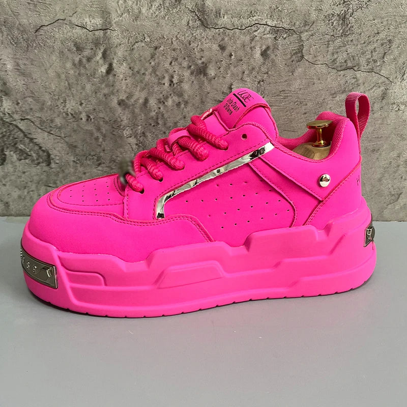 Fashion Men Casual Shoes Platform Non-slip Man Walking Sneakers Lightweight Male Running Shoes Breathable Platform Sport Shoes