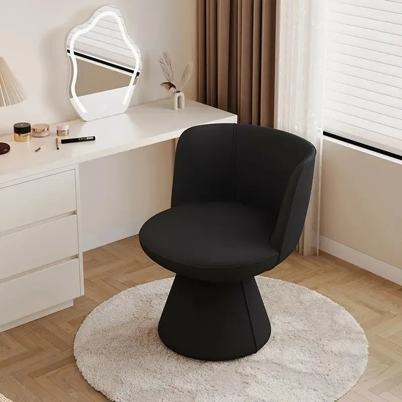 Chaise Lounge Italian Light Luxury Dressing Stool Rotatable Simple Dining Chair Home Bedroom Hotel Nordic Single Sofa Chairs
