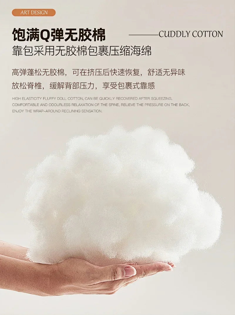 Elegant Italian Compressed Sofa Minimalist Retro Corduroy Sofa Bed Foldable Washable Customizable for Living Room