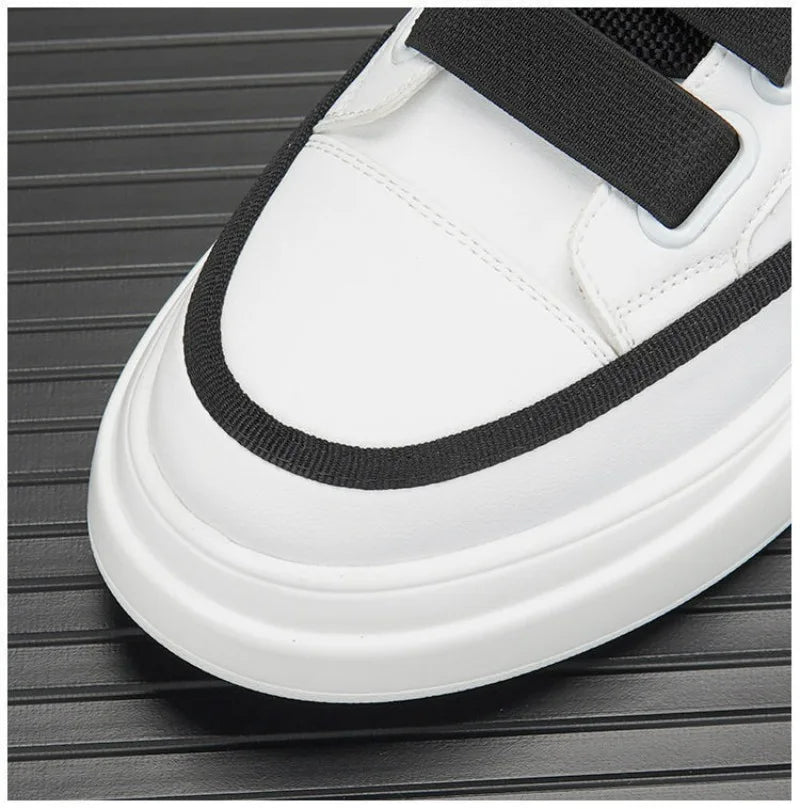 High Top Men's Shoes 2025 Spring Autumn Brand White Casual Sneaker Platform Luxury Designer Men Ankle Boots zapatos para hombre