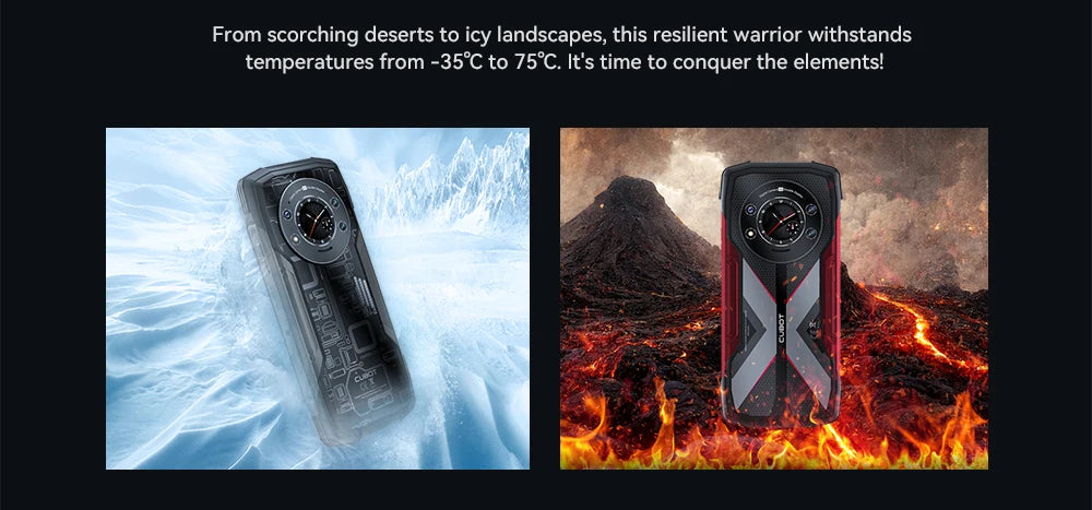 Cubot KingKong Star Waterproof Rugged 5G, 24GB(12GB+12GB) RAM, 256GB ROM, 6.78" 2K Screen,100MP Camera, 10600mAh, 33W Charge,NFC