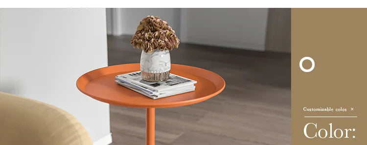 Light Luxury Coffee Table Small Sofa Side Rack Nordic Round Bedside Tables Living Room Mini Desk Minimalist Room Furniture