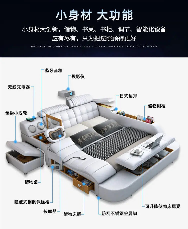 Sleeping Safe Bed Cheap Comfortable Space Saving Sun Tatami Soft Design Floor Ergonomic Bed Modern Beliche Unique Furniture