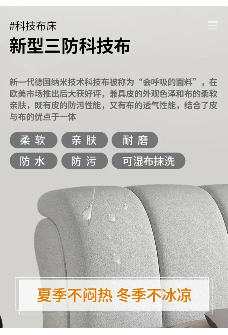 Luxury Nordic Double Bed Organiser Drawers Multifunctional Bedroom Bed Queen Size Cama Elastica Pula Pula Home Furniture