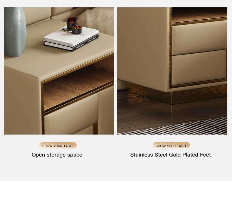 As a Bed King Size Luxury Bedroom Furniture Set Wooden Headboard And Nightstands Lit Deux Place With Double Bed Side Table