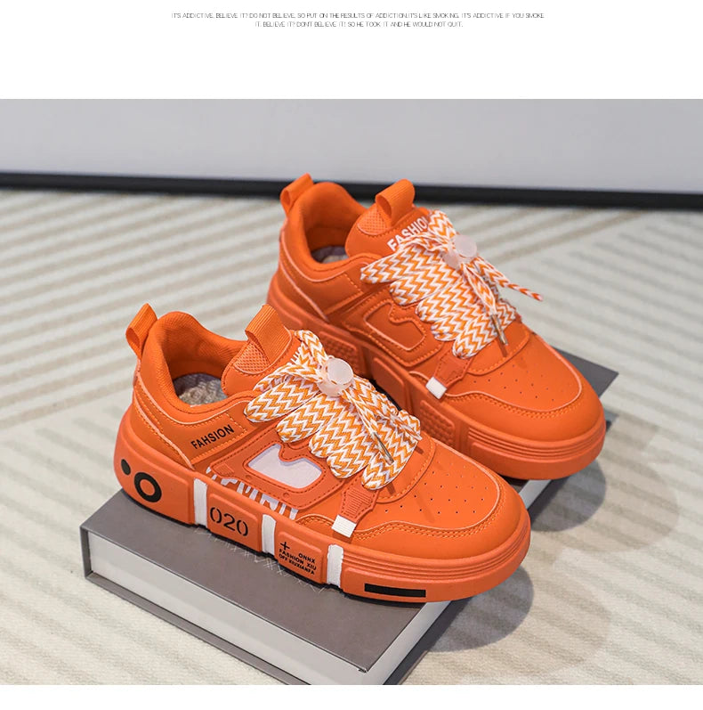 New family shoes Children's shoes Small white shoes Student shoes Children's shoes sports shoes boys casual board shoes