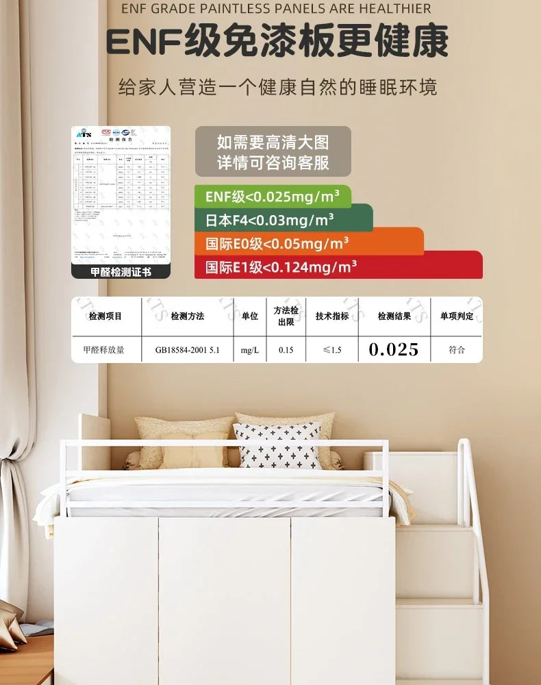 Multi-functional combination closet integrated bed