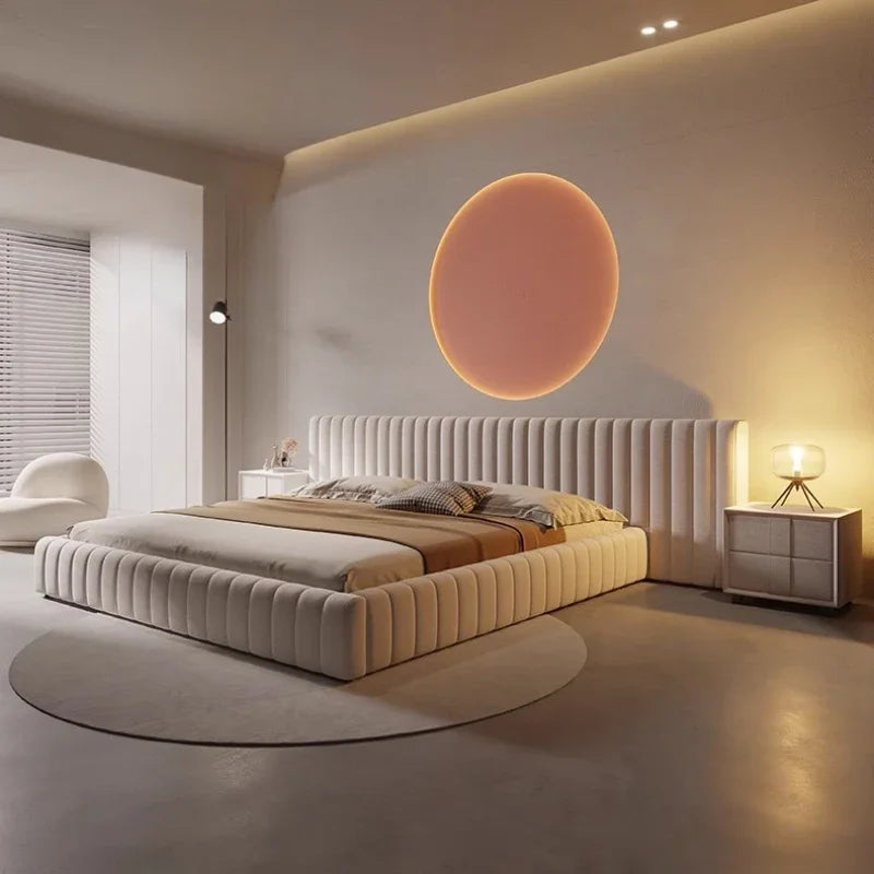 Queen European Double Bed Royal Nordic King Headboard Frame Double Bed Girl Boys Letti Matrimoniali Furniture For Bedroom