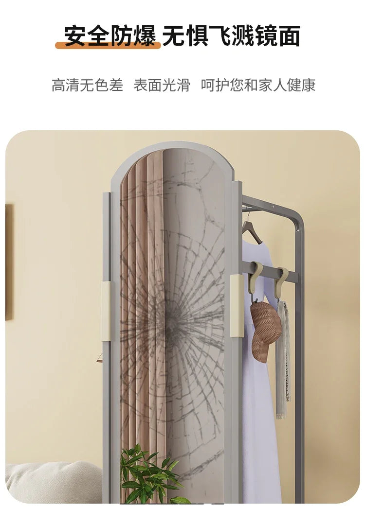 Mirror Cheap Coat Racks Dress Hanging Organizer Wall Standing Hotel Storage Coat Racks Indoor Perchero Entrance Hall Furniture