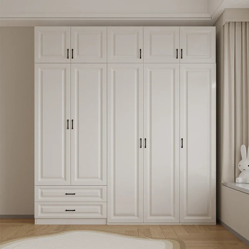 European Murphy Bed With Closet Organizer Drawers Full Size Bed Space-Saving Sleeping Salon Letto Matrimoniale Unique Furniture