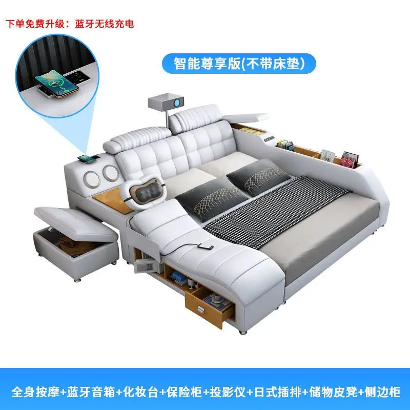 Sleeping Safe Bed Cheap Comfortable Space Saving Sun Tatami Soft Design Floor Ergonomic Bed Modern Beliche Unique Furniture