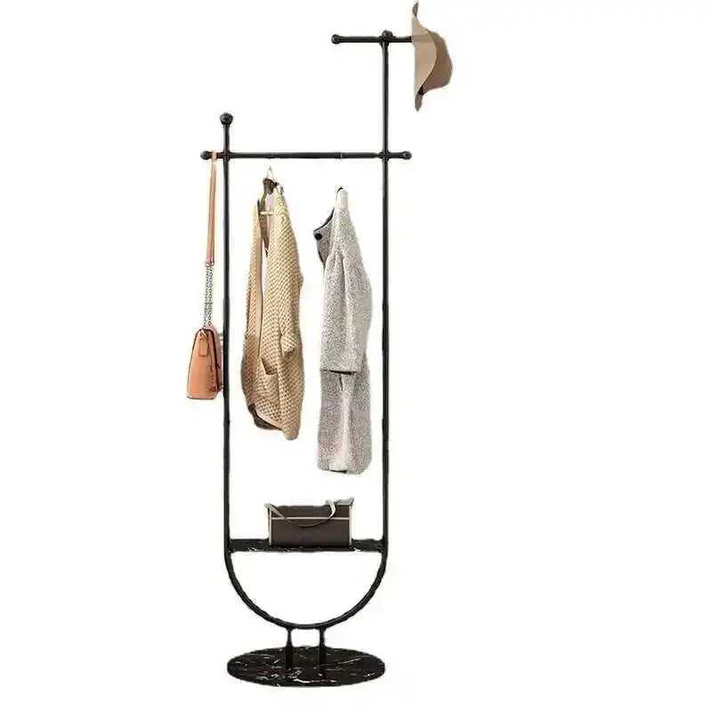 Open angle coated rack bracket Auvents drying hall organizer Hall clothing coated rack Burro Ropa Perchero hotel furniture HDH