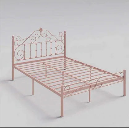 Wrought iron bed bedroom Nordic simple apartment home modern bed and breakfast