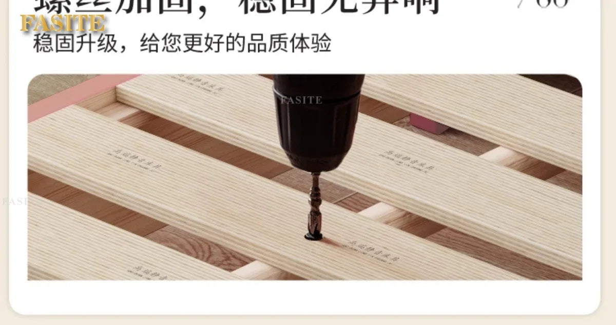 French Solid Wood Bed Pink Princess Bed Girl Bedroom 1.8 Meters 1.5m Double Retro European Carved Bed American