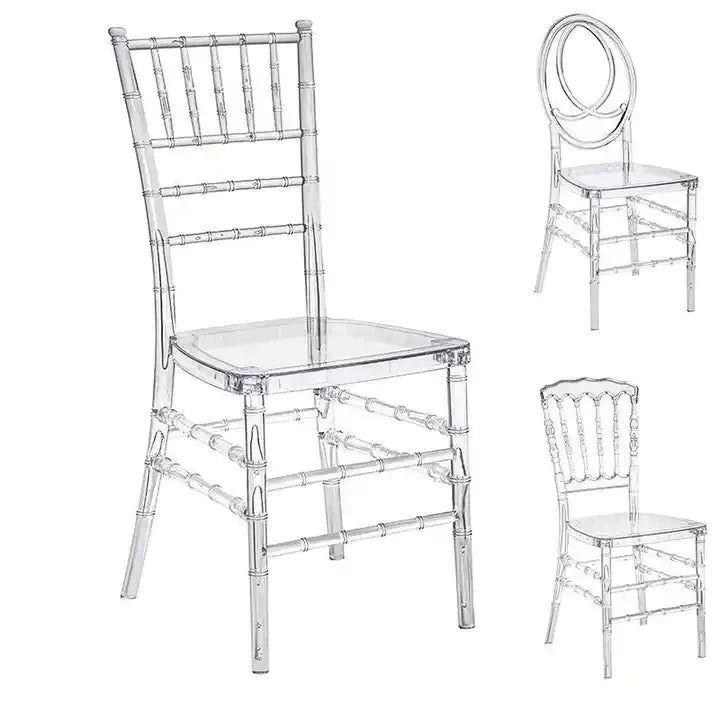 100pcs）Modern Restaurant Wedding Party Chairs plastic Stackable Hotel Gold Chiavari Chairs 1149