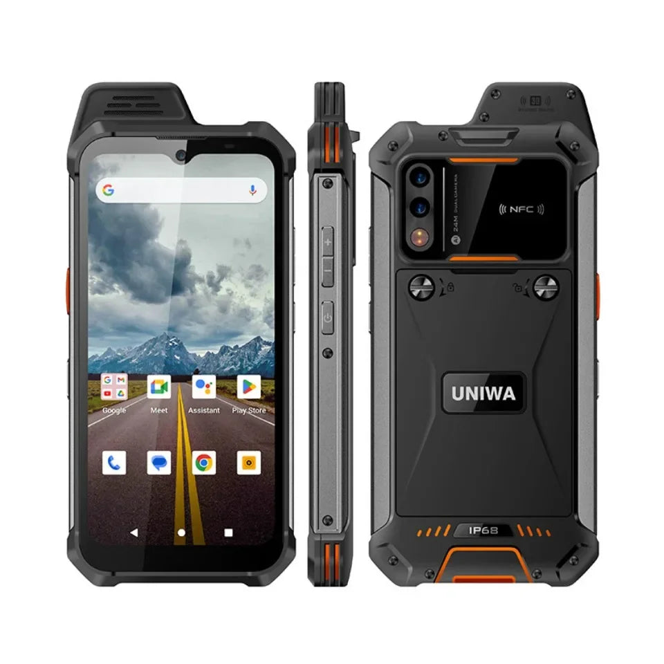 UNIWA W999 ATEX Rugged Waterproof Walkie Talkie 8GB+128GB 6.3 Inch FHD 5000mAh Smartphone Andriod 13 NFC Cell Phones Helio G99