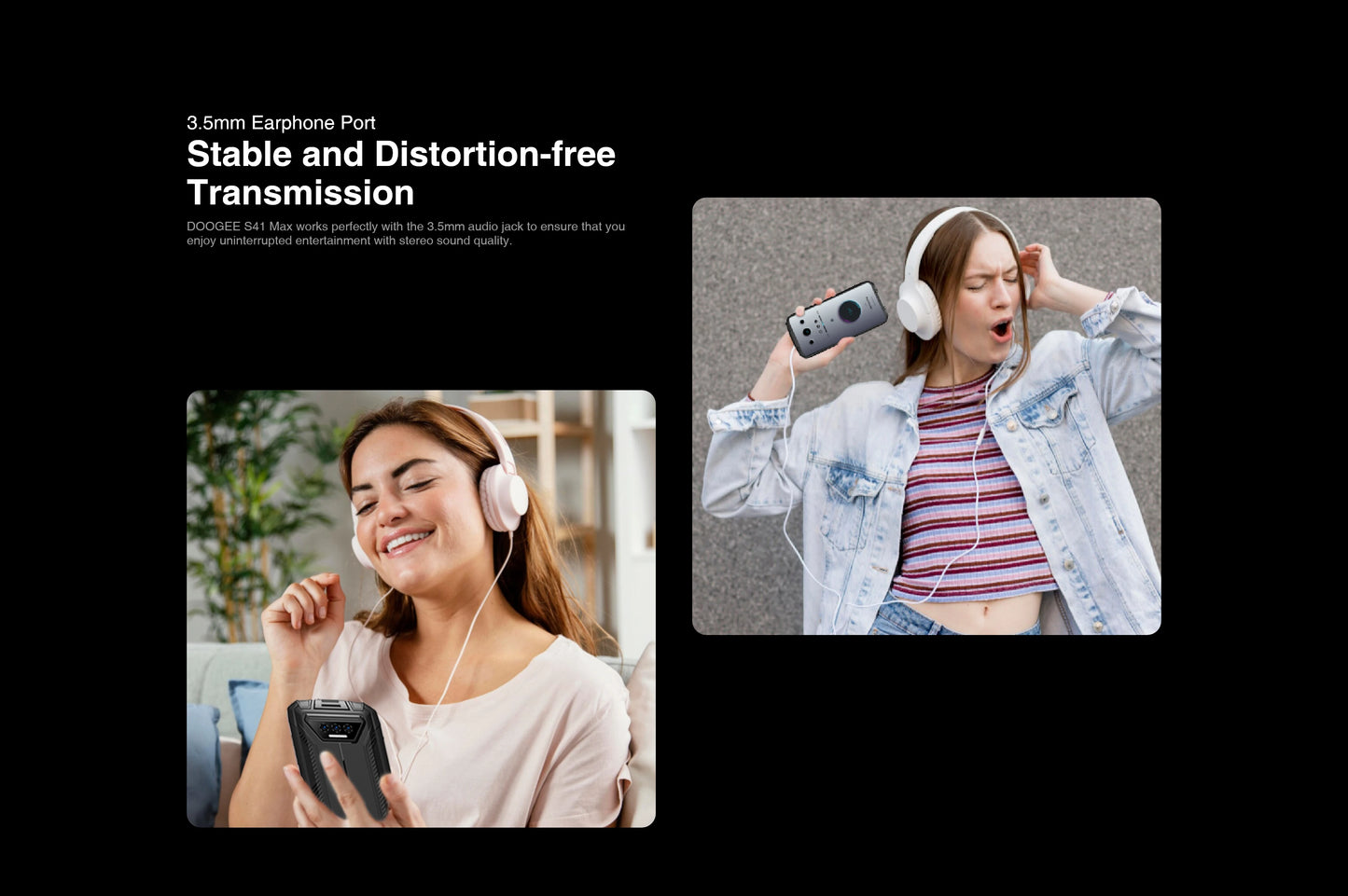 [World Premiere] DOOGEE S41 Max 16GB 256GB Rugged Smartphone 6300mAh 13MP AI Triple Camera Android 13 NFC 4G Cellphone