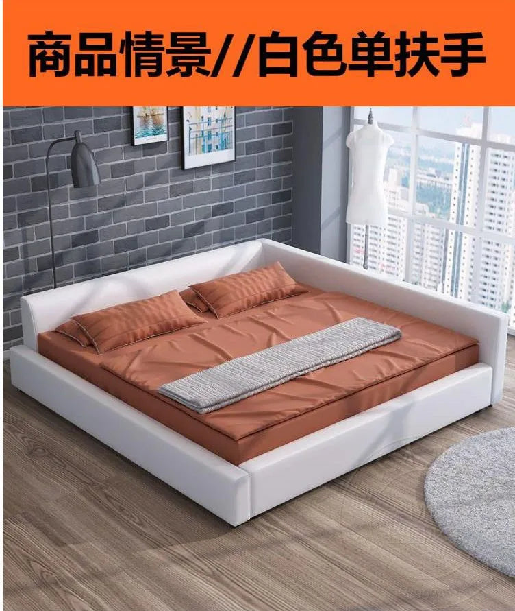 Fancy European Bed Frames Fence Modern Kids Lounge Bed King Sized Upholstery Luxury Muebles Para Dormitorio Home Decoration