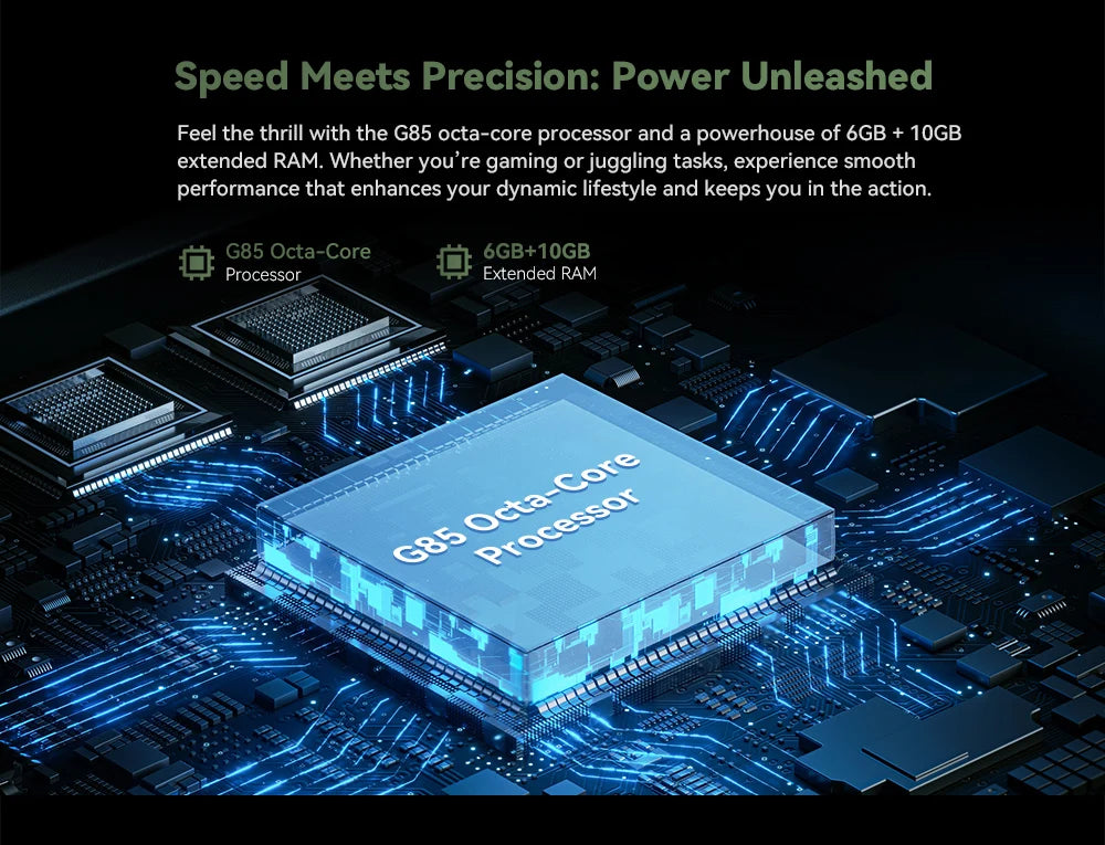 Cubot KingKong ACE 2 Ultra-thin Rugged Smartphone Android 14 16GB RAM(6GB+10GB),+128GB ROM 6.56" 90Hz Screen NFC Cell Phone