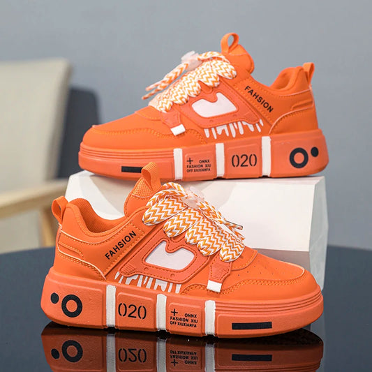 New family shoes Children's shoes Small white shoes Student shoes Children's shoes sports shoes boys casual board shoes