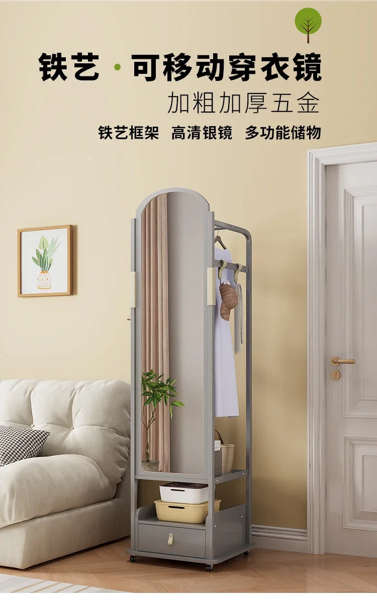 Mirror Cheap Coat Racks Dress Hanging Organizer Wall Standing Hotel Storage Coat Racks Indoor Perchero Entrance Hall Furniture
