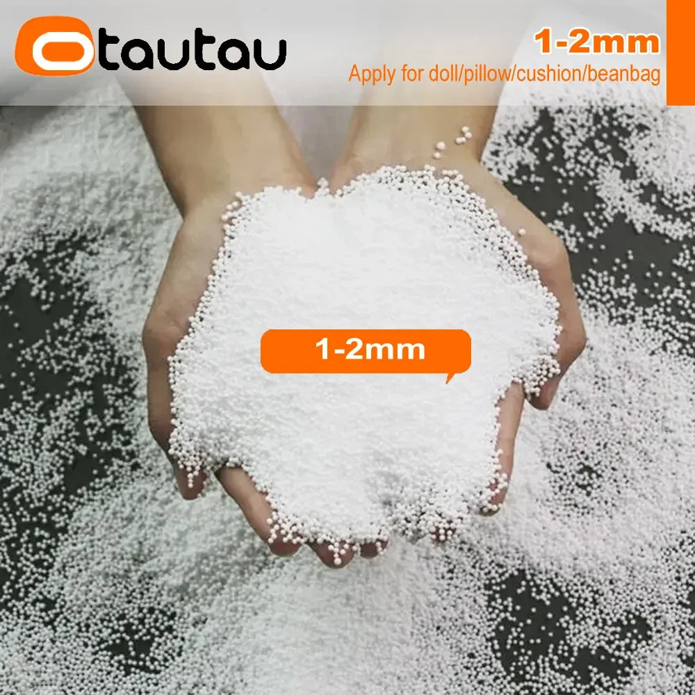 OTAUTAU 240L EPS Ball Filler for 3ft Beanbag Pouf 3-5mm Polyester Pillow Cushion Bean Bag Chair Snow Scene TL001