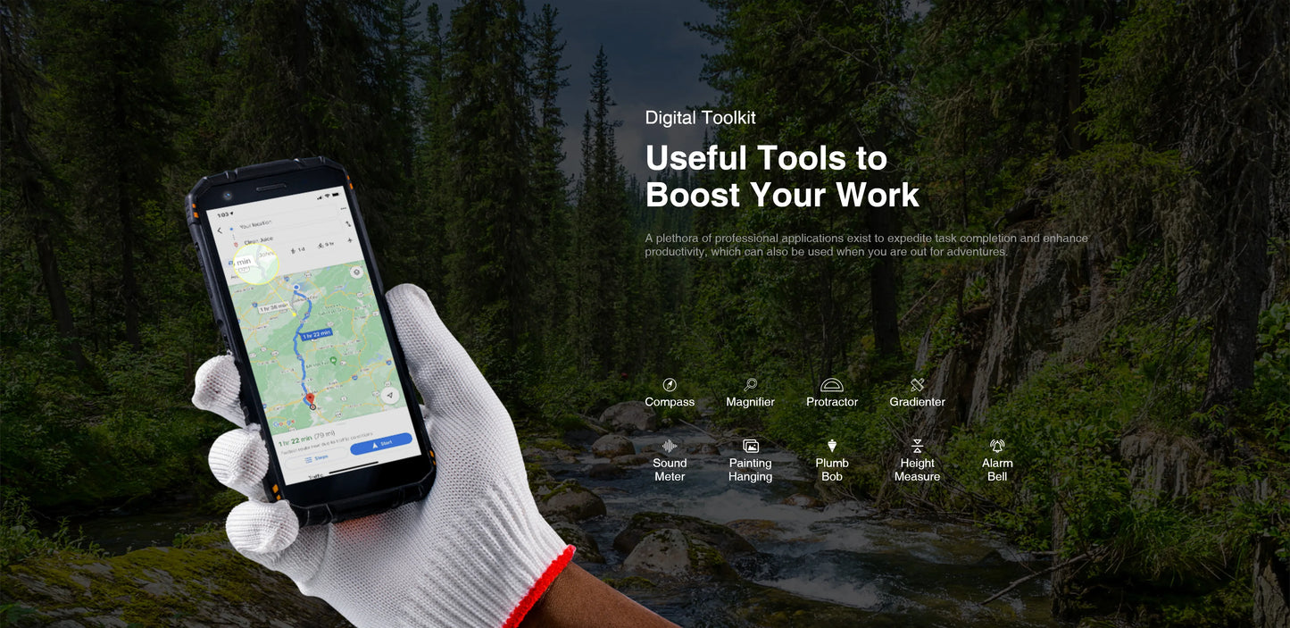 [World Premiere] DOOGEE S41 Max 16GB 256GB Rugged Smartphone 6300mAh 13MP AI Triple Camera Android 13 NFC 4G Cellphone