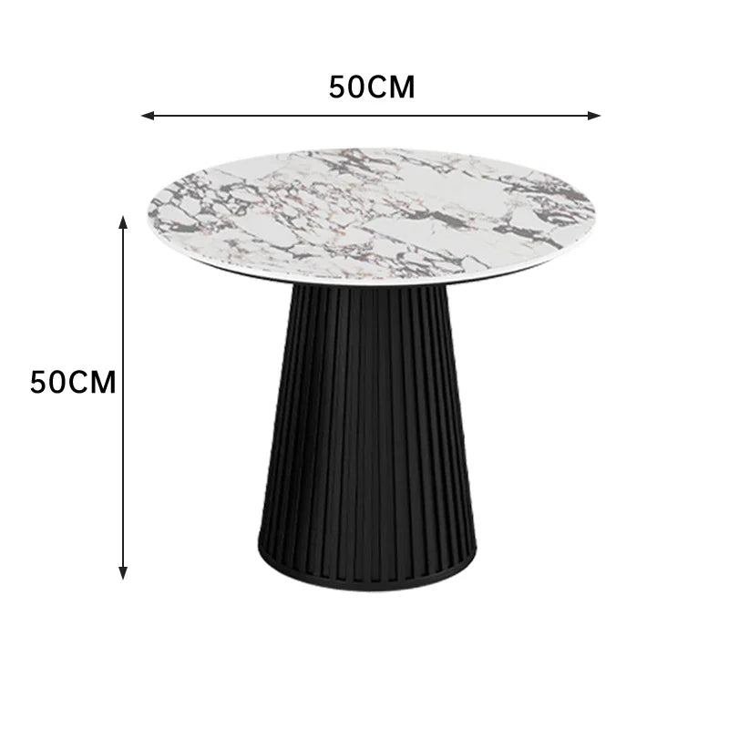Cream Wind Rock Plate Coffee Table Living Room Small Simple Tea Table Center Modern Hallway Mesa Centro Salon Furniture Home