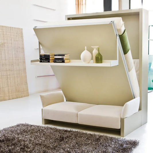 ElectricInvisible Bed Sofa Integrated Folding Wall Bed with Sofa Hidden Bed Invisible Hardware Accessories New Furniture Bedroom