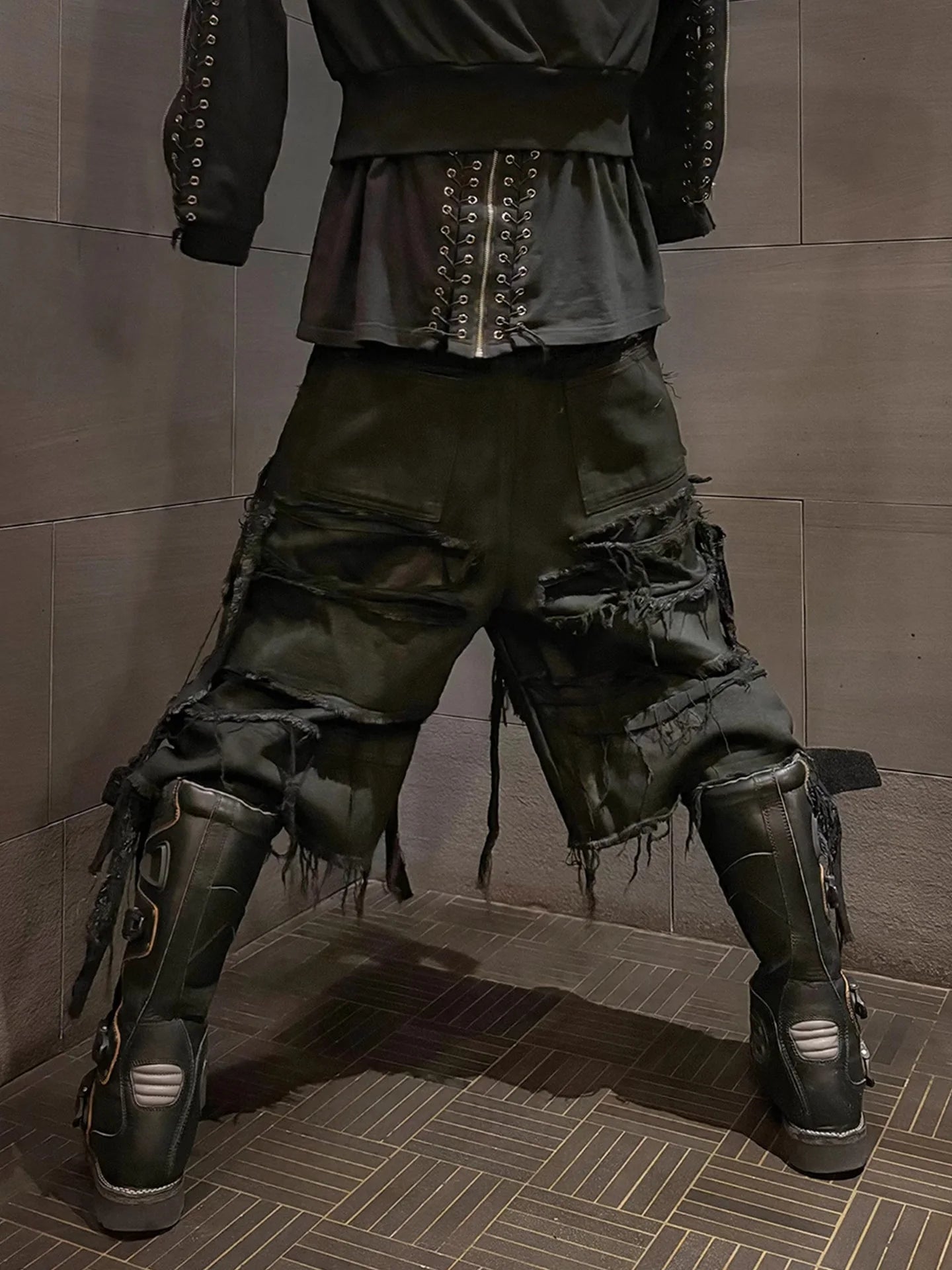 Summer Women Goblin Core Goth bi Y2k Jorts Gyaru Denim Shorts Japanese Harajuku Jean Pants Grunge Kpop Cyber Punk Dark Academia