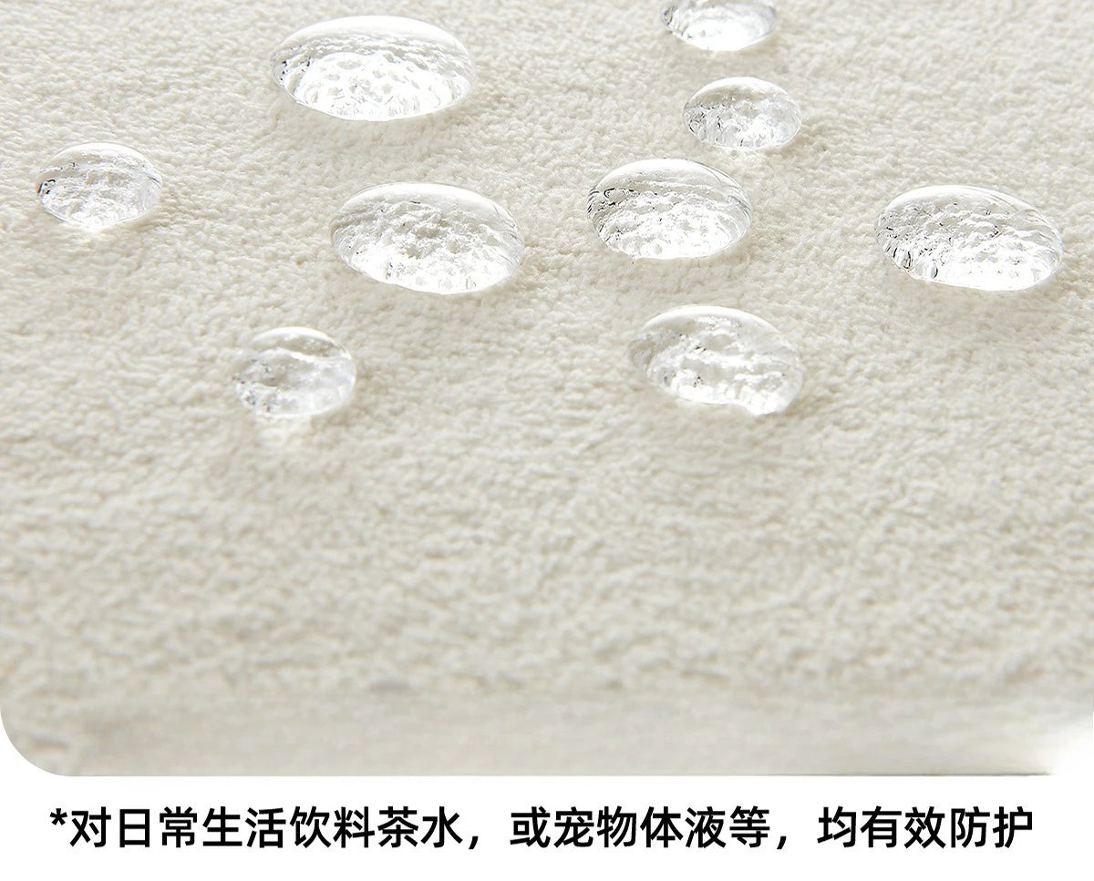 Cream Wind Tatami Floor To Ceiling Bed Master Bedroom Bed Light Luxury Fabric Logue Bed Minimalist Modern Luxury Bed 245cm Beds