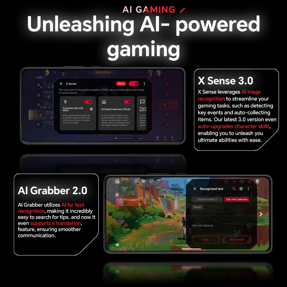 Global ROM ASUS ROG Phone 9 FE 5G Smartphone Snapdragon 8 Gen 3 6.78" 185Hz FHD+ Display 5500mAh 65W Charging Android 15 ROG 9